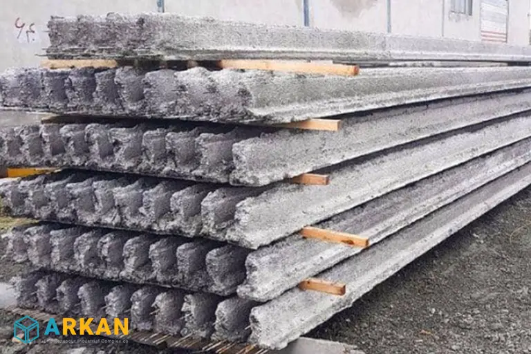 تیرچه پیش تنیده سر ساختمان