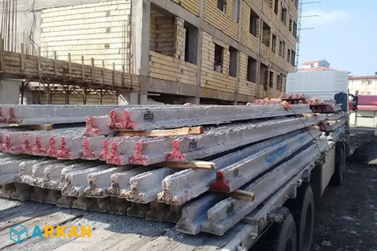 جابجایی تیرچه پیش تنیده اردبیل