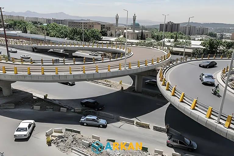 عکس پل شهید قاسم سلیمانی اردبیل