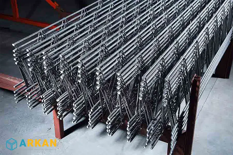 میلگردهایی که در تیرچه صنعتی استفاده می‌شوند