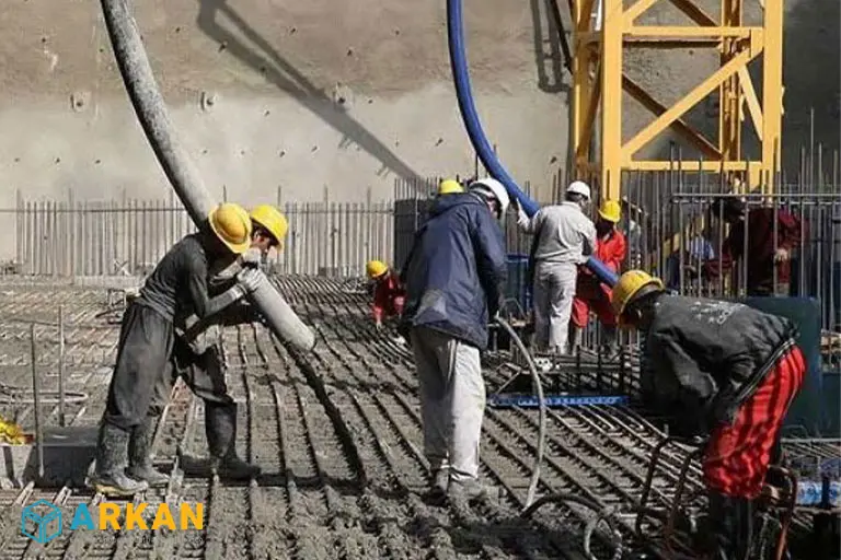 بتن ریزی در تابستان