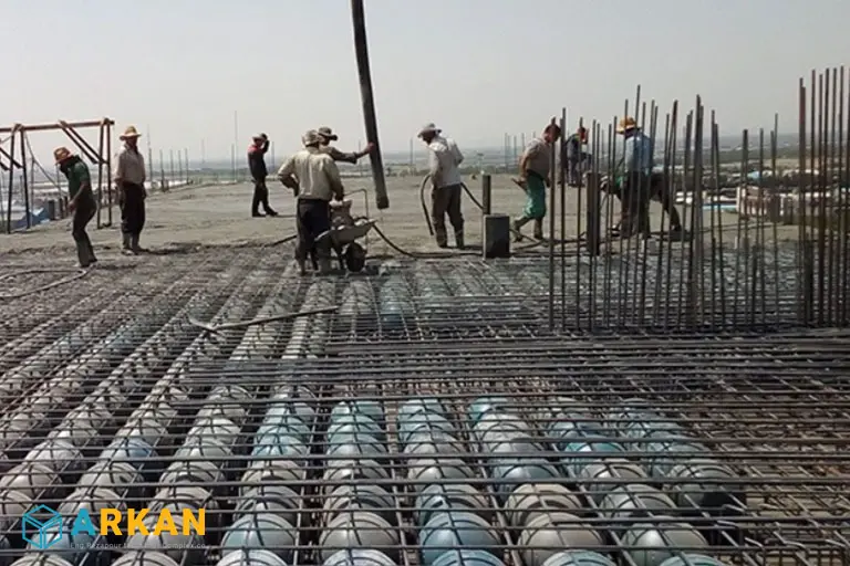 بتن ريزى در هواى گرم
